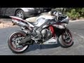 2012 White Yamaha YZF-R1 Walkaround - Yoshimura Exhaust Sound - Crossplane I4 Engine Walk Around