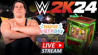 Happy Birthday André !! WWE 2K24 MA FACTION