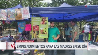 Emprendedores venezolanos buscan darse a conocer en bazares por Día de la Madre