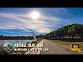 RUNNING THE OLYMPIC CANAL IN THE SUN: 4K VIRTUAL TREADMILL SCENERY