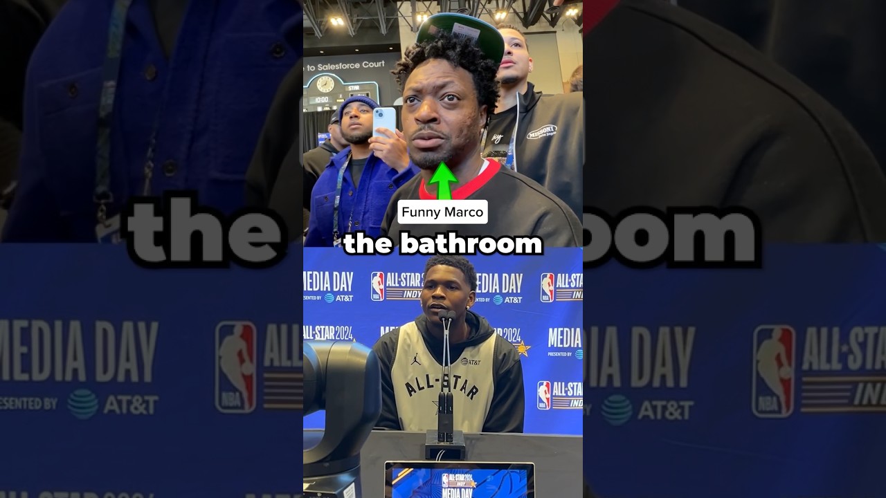 Funny Marco caught these NBA All-Stars off guard 😂