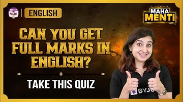 महा MENTI: Complete Half-Yearly English - Grammar & Writing Skills | Class 9 & 10 | BYJU
