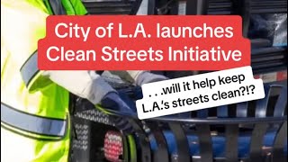 City of L.A. launches Clean Streets Initiative: Will it Help?!?