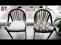 How To Re-Upholster A Chair Seat Like NEW Again! | DIY For Beginners Tutorial!