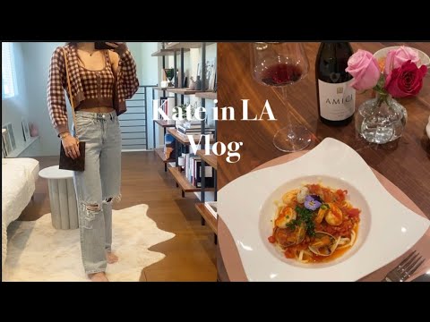 ☀️LA Vlog |미국 직장인의 주말, Van Gogh Exhibit, Date night at home Seafood Pasta, Taco Night,Afuri Ramen🍜