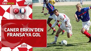 Türkiye - Fransa: 1-0 (2005 U17 Avrupa Şampiyonası Elemeleri) Caner Erkin'den Fransa'ya gol