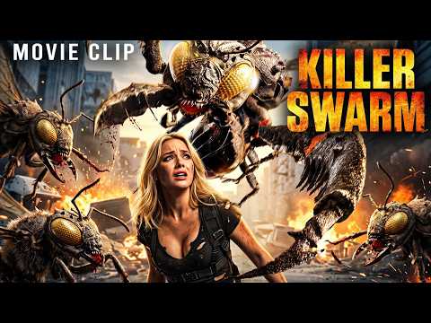 KILLER SWARM - Hollywood Horror Action Movie Scenes | Hollywood Movie Hindi Dubbed | Movie Clips
