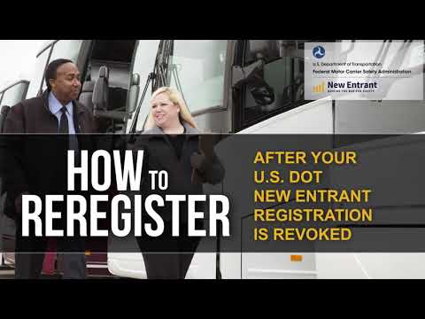 FMCSA How to reregister after revocation