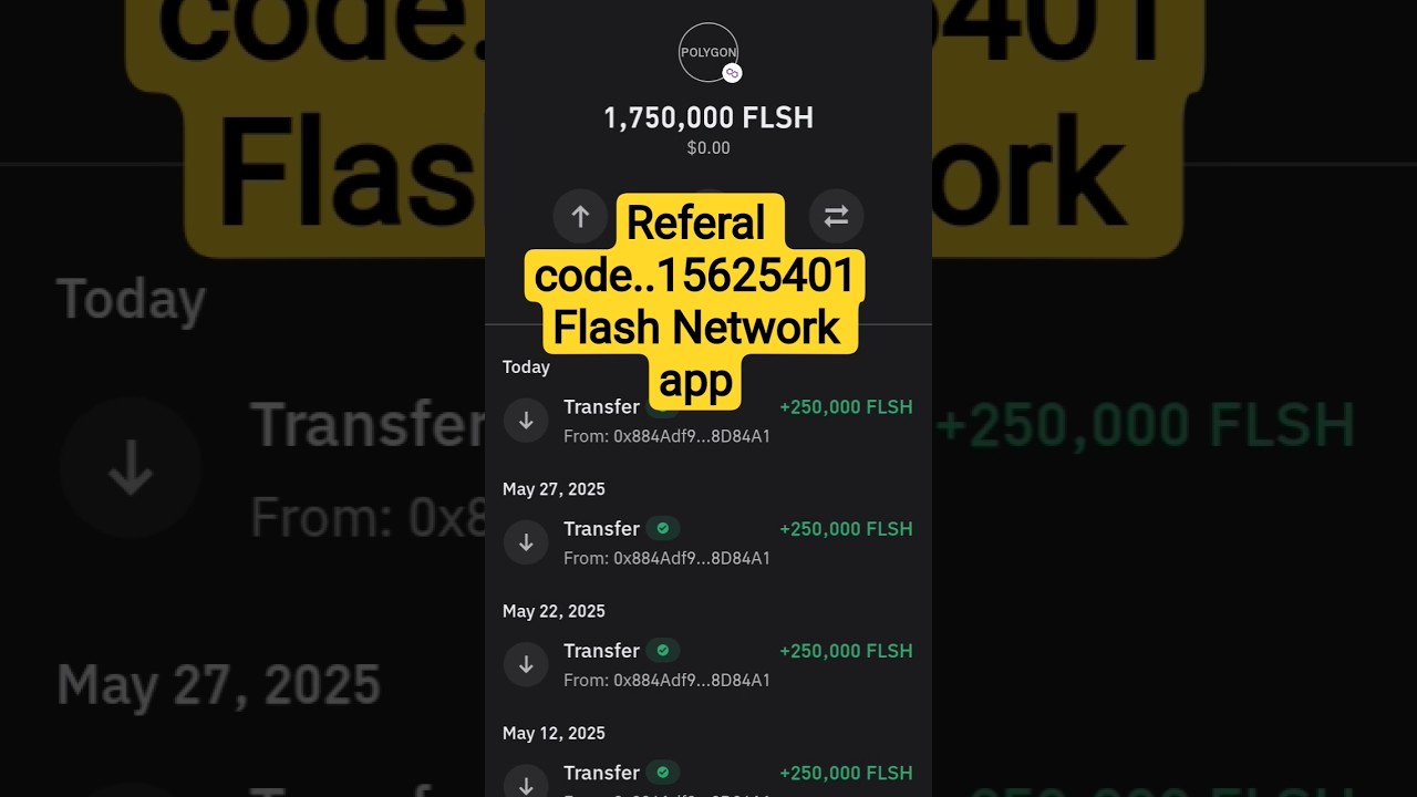 Flash Network withdrawal in Trust Wallet with proof 