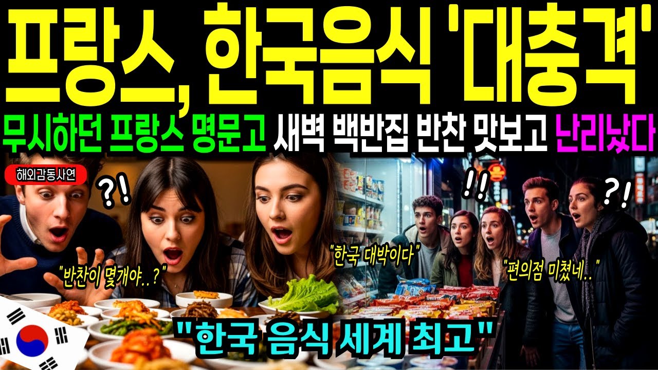 [해외감동사연] 한국 수학여행 온 프랑스 명문학교 학생들 경악, 김치냄새 무시하고 조롱하던 한국의 진짜 모습에 대충격! 인천공항 프랑스인 한국행 입국대란!