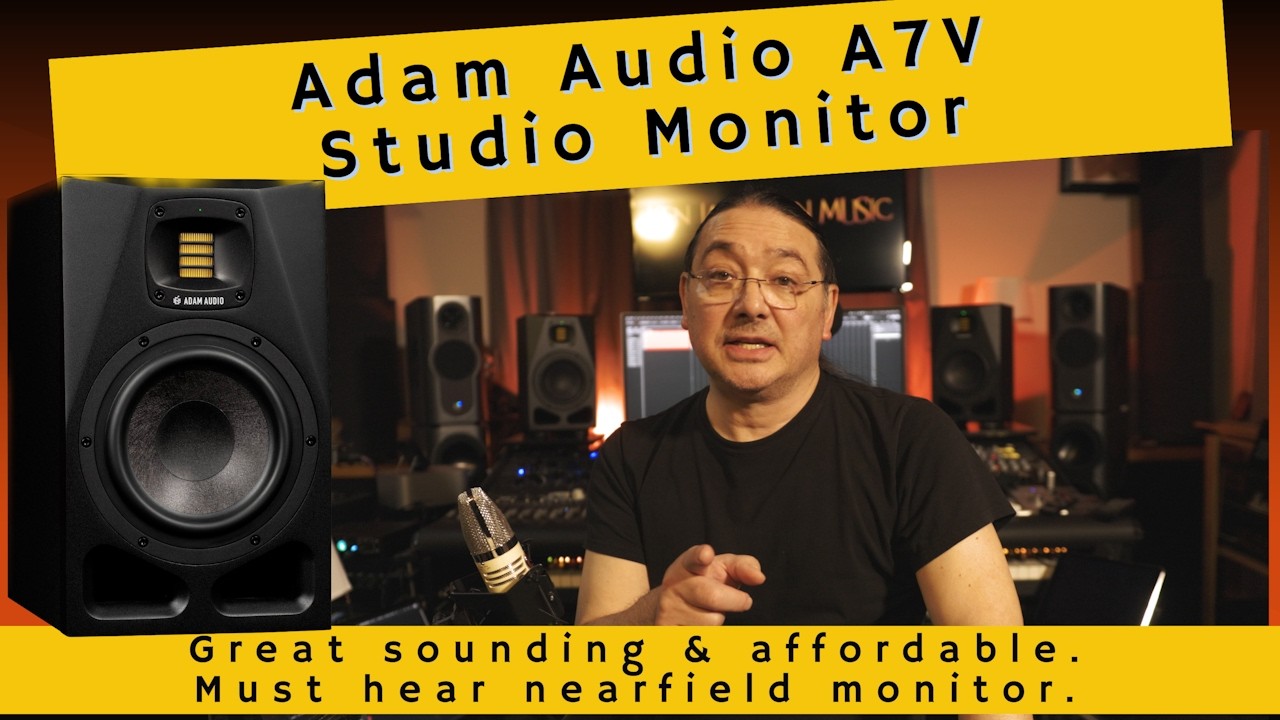 Обзор монитора Adam Audio A7V | Тест студийных мониторов ближнего поля