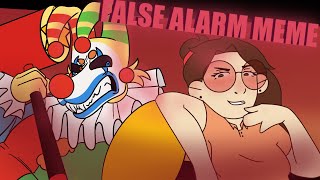 FALSE ALARM MEME | collab with @tildaswag (bright color warning)