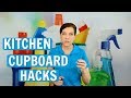 Kitchen Cupboard Hacks -  House Cleaning Tips for 2017