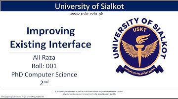 University of Sialkot (USKT): Re-Designing of Interface (Home Page)
