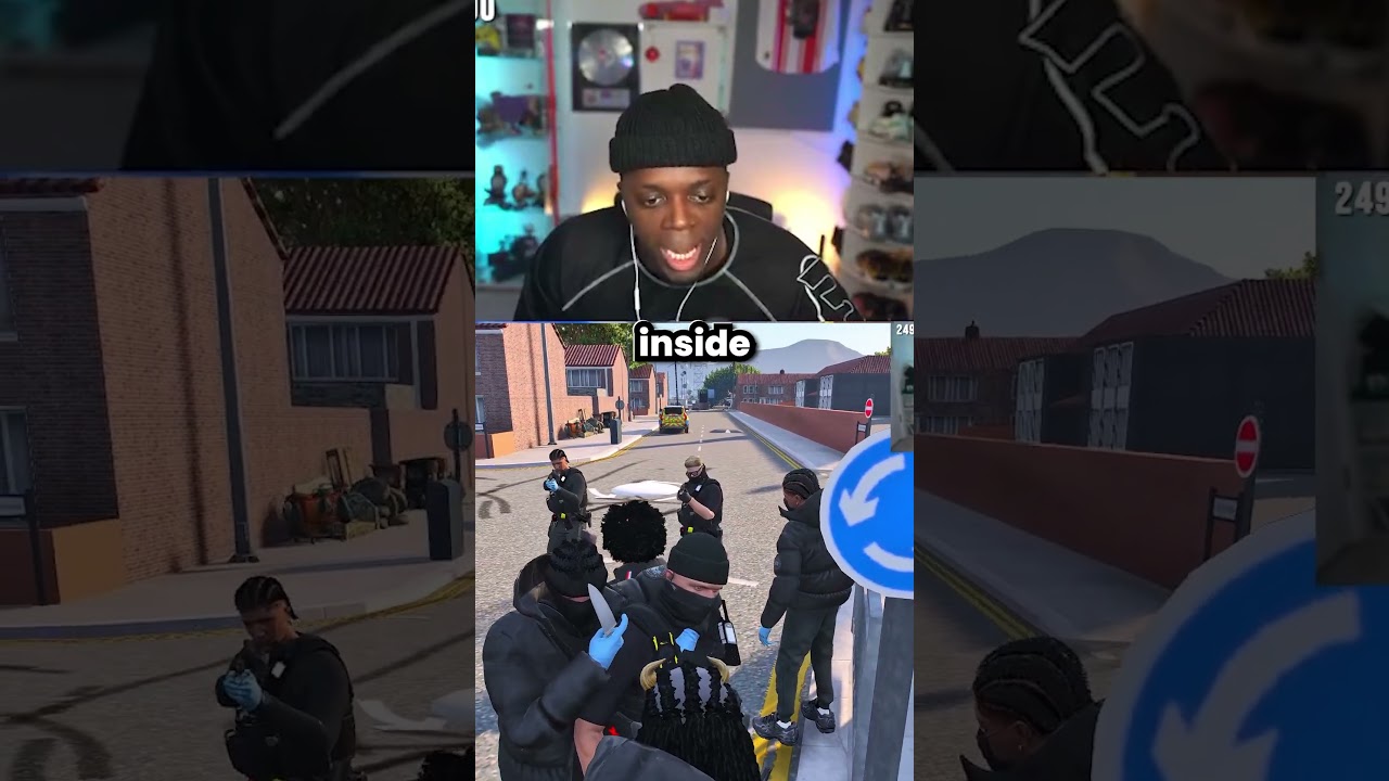 I STOLE A GUN IN GTA RP.. #gtarp #funny #gaming