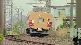 2015.5.7 485系T18編成回9428M 足利大藤まつり返却回送 常磐線藤代→取手デッドセクション付近