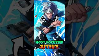 Most Focussed Jutsus In Naruto narutofacts naruto sasuke madara kakashi obito itachi