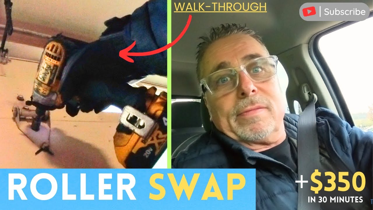 Эта дверь издавала ужасный звук | Сервисный осмотр + замена роликов | С Новым годом!