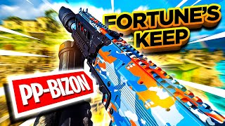 *NEW* Buffed BIZON on Fortune's Keep! (Best PP Bizon Build) - Warzone Season 4