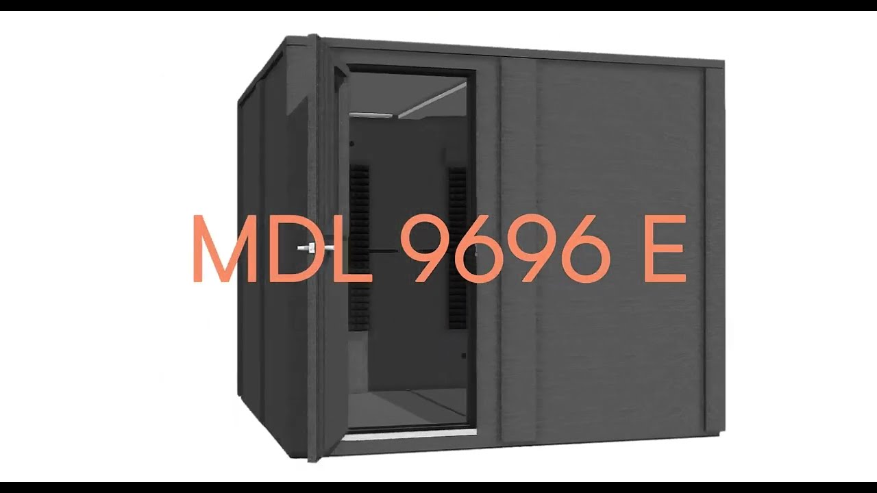 MDL 9696 E - 8' x 8' Double-Wall Isolation Booth | WhisperRoom®