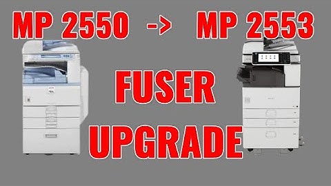 Fuser RICOH MP2550 conversion to MP2553 MP3053 MP3353