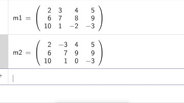 Duplicating a Matrix in GeoGebra Makes it EASIER to Change Entries