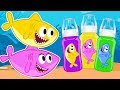 Baby Shark Family Time Song + More Nursery Rhymes Cartoons for Children by OneKid TV