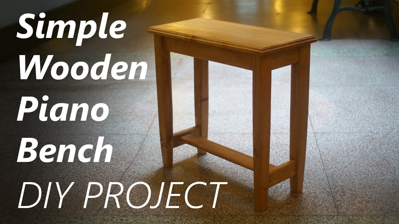 Building A Wooden Piano Bench Youtube