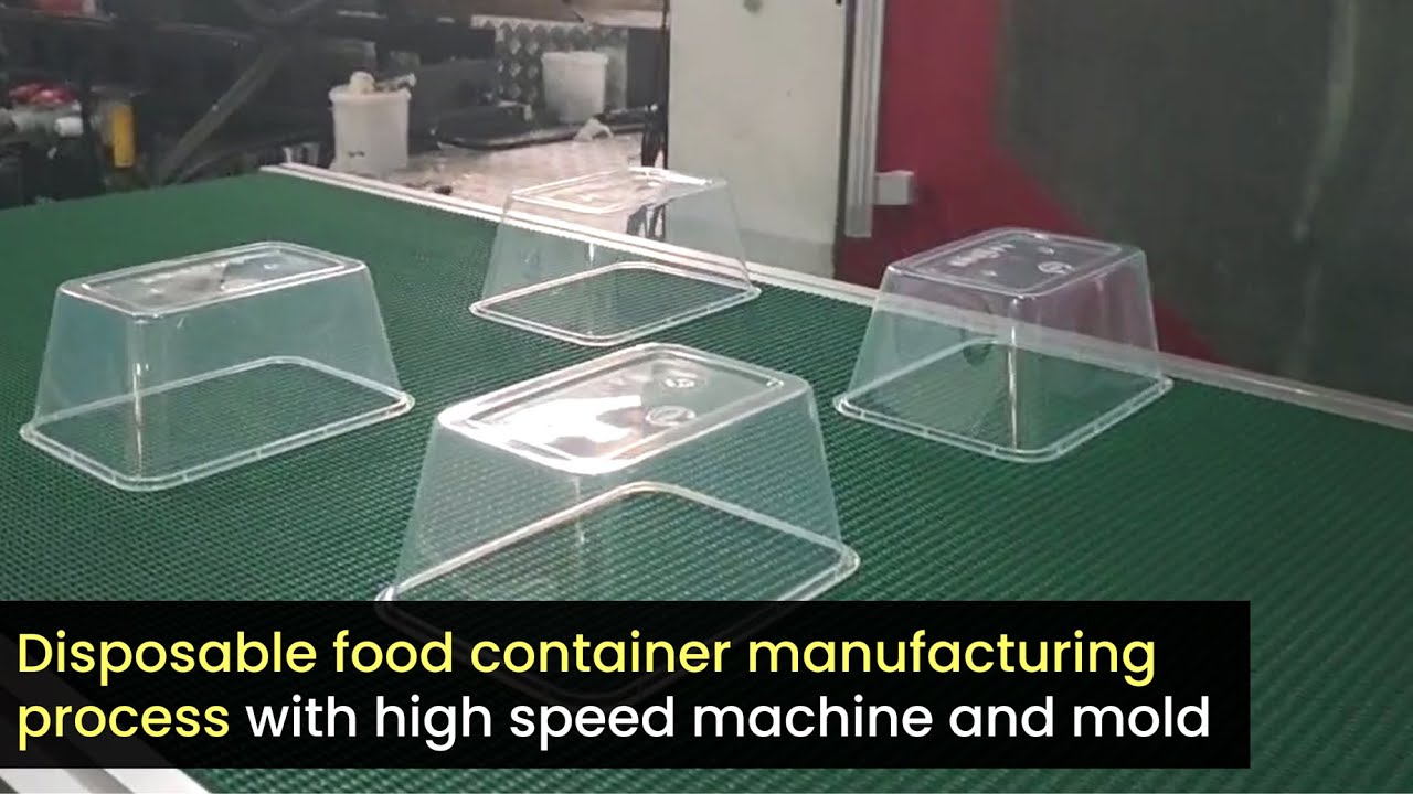 Thinwall injection molding machine for plastic food container disposable