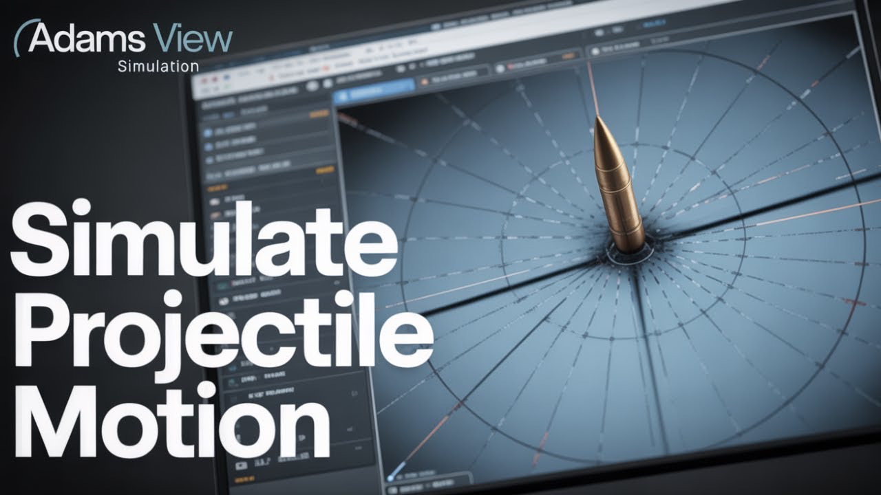 Projectile Motion Model Setup in Adams View? - YouTube
