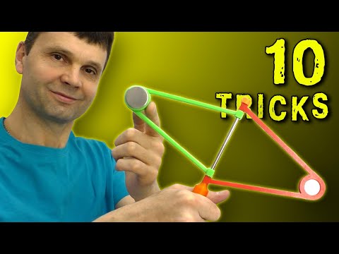 🌑 УДИВИТЕЛЬНЫЕ ЭКСПЕРИМЕНТЫ С МАГНИТАМИ о которых ты точно не знал!  AMAZING TRICKS Игорь Белецкий