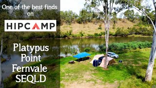 HIPCAMP Gold  Platypus Point Camp Review 5 out of 5 star rating
