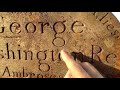 Best trick EVER to read old Gravestones given by a stone carver! PART 1