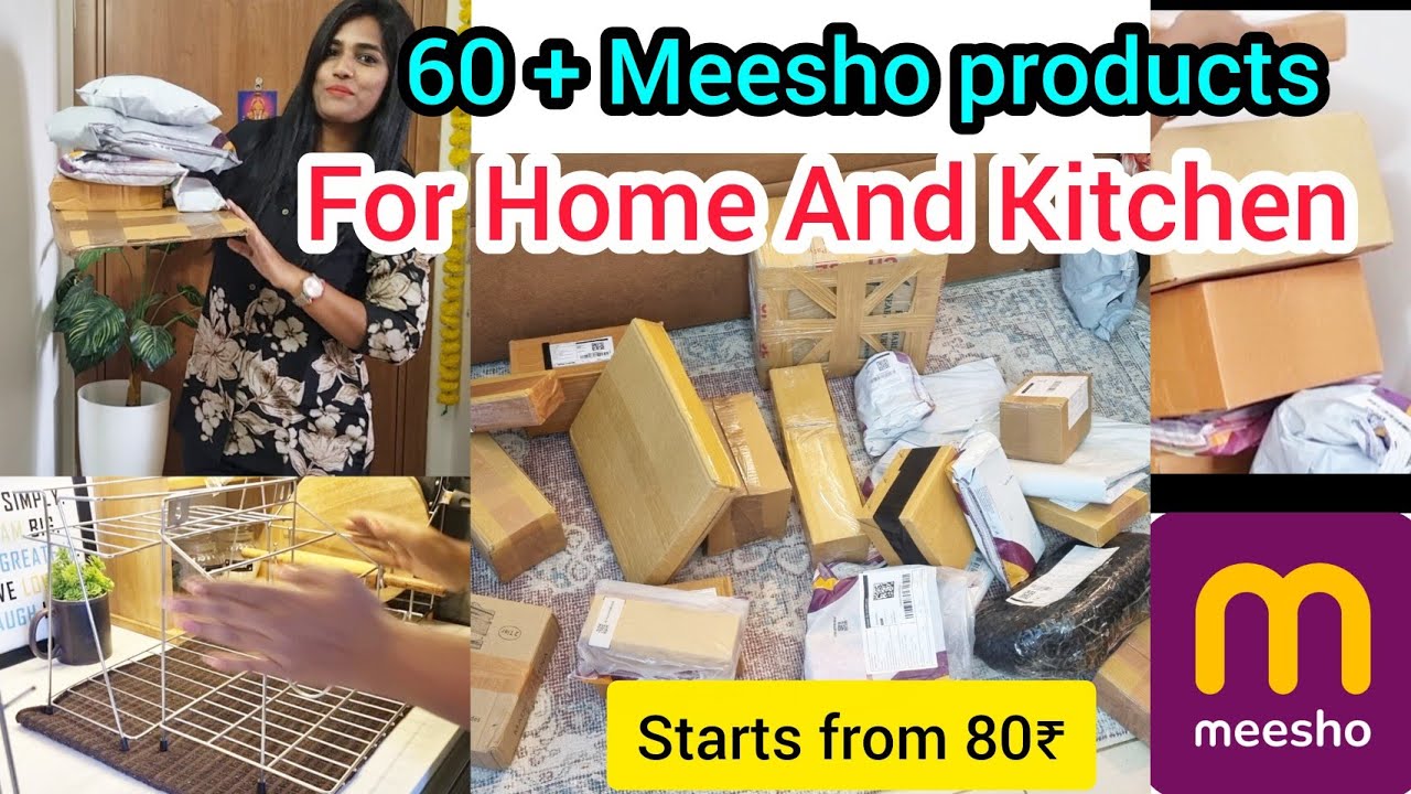 60+ Meesho products For Home And Kitchen, Huge Meesho Hual, Meesho products review 😍