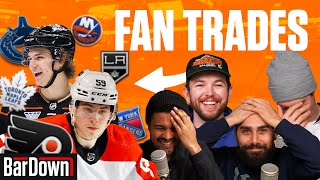 REACTING TO INSANE FAN PROPOSED TRADES | BarDown Podcast