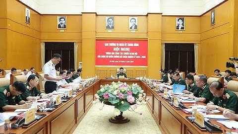 Thường vụ QUTW thông qua công tác chuẩn bị Đại hội của các Đảng bộ Quân khu 3 và Quân chủng Hải quân