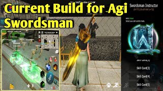 My Current Build For Agi Type Swordsman | Walk Online Mobile (Tagalog)