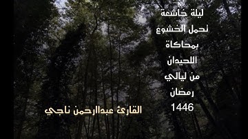 تحبير خاشع جدآ من أجمل ليالي رمضان للقارئ عبدالرحمن ناجي بمحاكاة اللحيدان من ليلة 25 من رمضان 1446