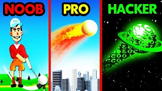 NOOB vs PRO vs HACKER GOLFISTA