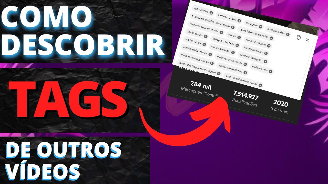 COMO DESCOBRIR TAGS DE VÍDEOS DO YOUTUBE 2021 descubra tags de outros