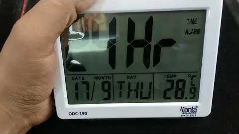 Ajanta Digital Clock Time Configuration Process - ODC-190 #fullpackage