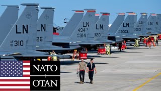 USAF, นาโต้ F-15E และ F-35A กองทัพอากาศที่ทรงพลังที่สุดในโลกในการฝึกในกรีซ