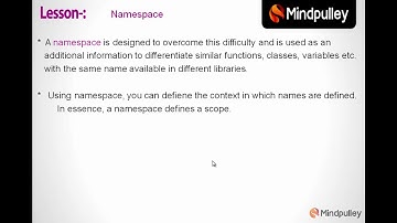 138 Introduction to namespace - C++ LANGUAGE HINDI