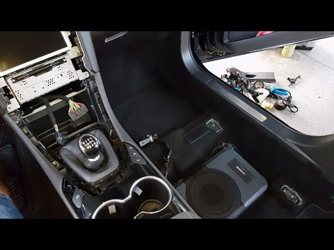 How to Alpine PWE-S8 Underseat Subwoofer | Step By Step Install On a Ford Mondeo Mk5 (Ford Fusion)