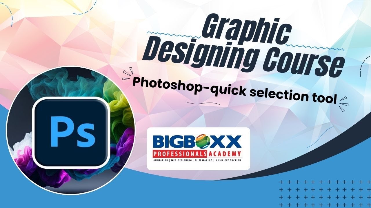 How to learn Photoshop -Quick Selection Tool.