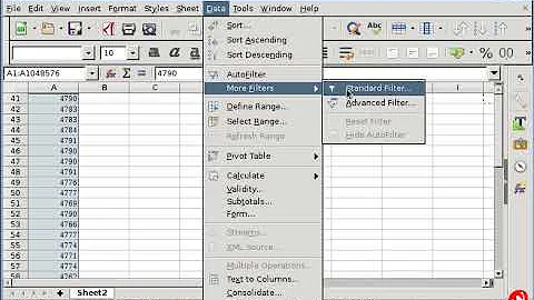 Libreoffice | Calc - Remove duplicate entries