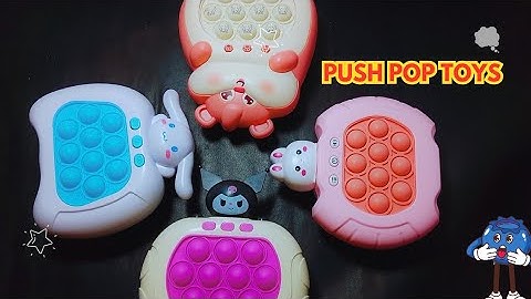 🌈 Satisfying Quick Cinnamoroll Pop It Game Console Machine • 🍬 푸시 팝 게임 안절부절 못하는 장난감 Push Pop Game 🍭