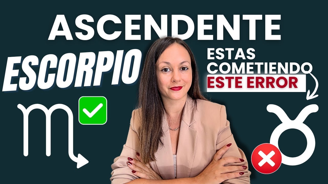 ASCENDENTE ESCORPIO: Haz esto, es lo que te pide la vida