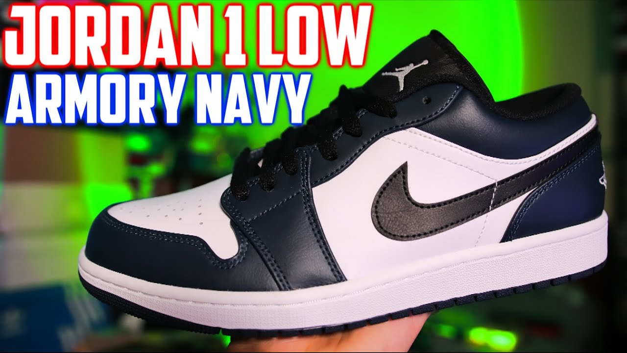 jordan 1 low armoury navy