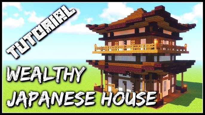 Minecraft Tutorial - How to Build a Japanese Pagoda 